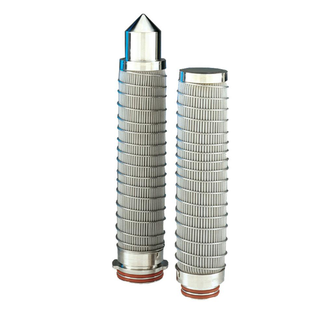 Steelflow Pleated Mesh Filter Cartridge | 316L Stainless Steel Cartridge for Microfiltration Applications